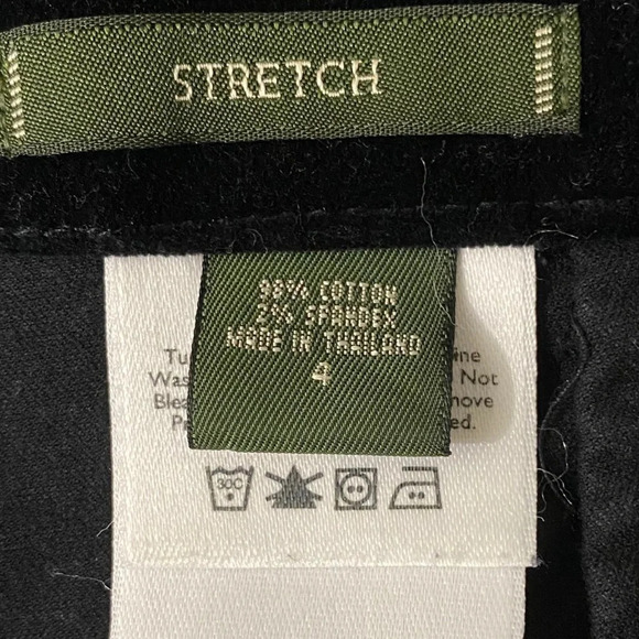 Eddie Bauer Velvet Velour Pants High Waist Stretch - Picture 8 of 10